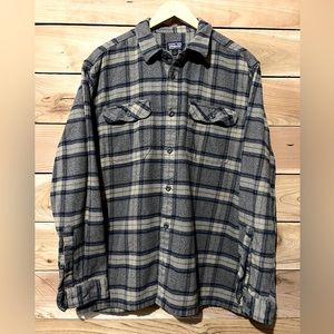 PATAGONIA I  Fjord Flannel Button Down Shirt mens L